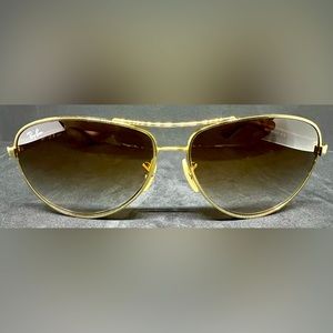 CARBON FIBRE pilot Used Ray-Ban RB8313 001/51